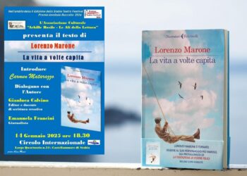 Castellammare di Stabia, Lorenzo Marone presenta il libro “La vita a volte capita”