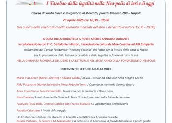 Forcella presenterà i “Tazebao della legalità”