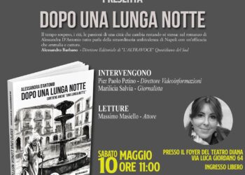 ‘Dopo una lunga notte’ il libro di Alessandra D’Antonio