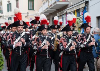 Ravello. Sul Belvedere di Villa Rufolo il concerto della Fanfara dei Carabinieri