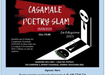 Poesia performativa al borgo, torna il Casamale Poetry Slam