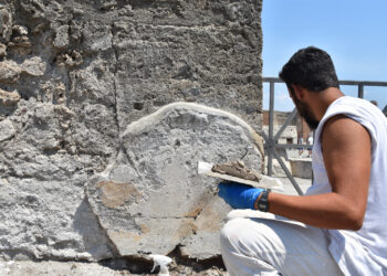 A Pompei formazione sul campo per studenti restauratori