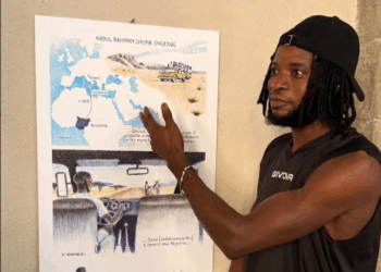 Dalla Nigeria a Castellammare per cantare il suo viaggio: la storia finisce in un libro