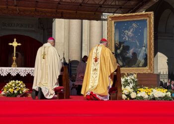 Pompei celebra i 150 anni del Quadro della Madonna. Il Cardinale Parolin: ‘La città continui a essere santuario di luce’
