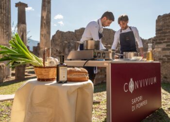 A Pompei cibo, verde e archeologia: l’anima green del Parco in uno show culinario