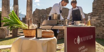 A Pompei cibo, verde e archeologia: l’anima green del Parco in uno show culinario