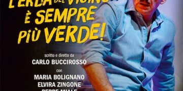 Al Cilea Carlo Buccirosso con la commedia “L’erba del vicino è sempre più verde”