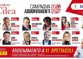 Napoli. Il cartellone 2026/2027 del Teatro Cilea