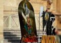 Monte Faito, l’Associazione Pizza a Vico dona al Santuario di San Michele Arcangelo il dipinto “La Donna vestita di sole”