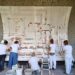 Pompei, restaurato il soffitto ispirato al tema mitologico di Dioniso e Arianna