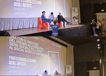 Vico Equense, gli attori di Gomorra Fortunato Cerlino e Marco D’Amore illuminano il Social World Film Festival