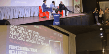 Vico Equense, gli attori di Gomorra Fortunato Cerlino e Marco D’Amore illuminano il Social World Film Festival