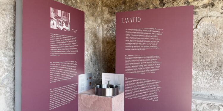 A Pompei la mostra multimediale “Balnea Daciae. Le terme romane della Dacia”