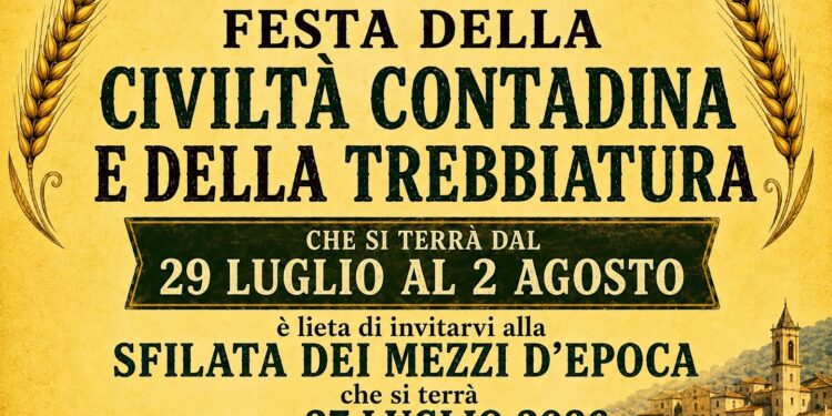 Carretiello di Roccadaspide. Torna la Festa della Civiltà Contadina e della Trebbiatura
