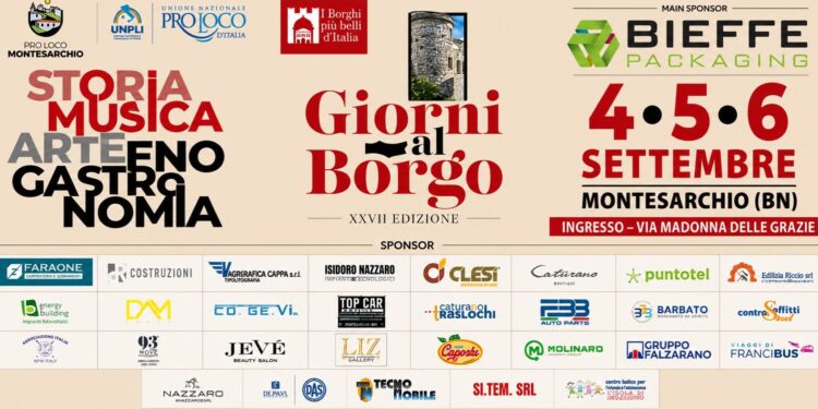 Montesarchio torna a vivere la storia: tre giorni nel cuore del borgo