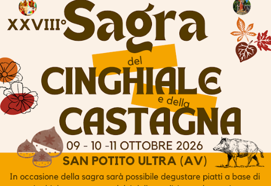 San Potito Ultra. Torna la Sagra del Cinghiale e della Castagna